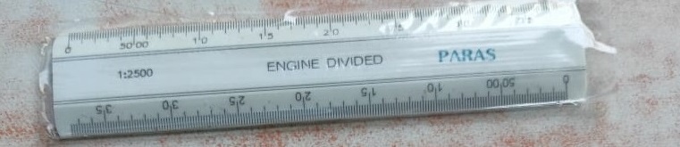 Survey Amin Scale Ruler For Map Measurement  1:2500